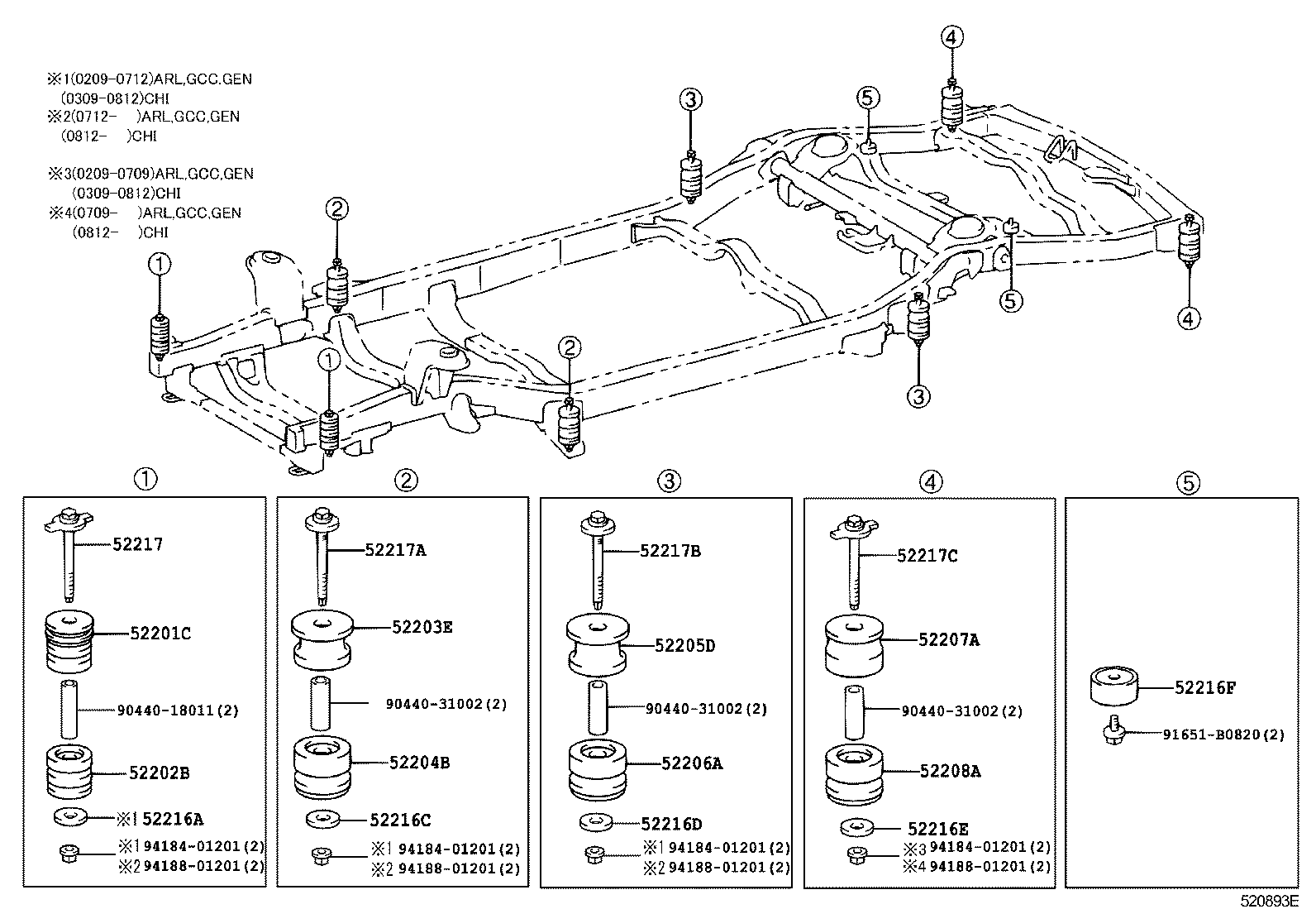 TOYOTA LAND CRUISER PRADOGRJ120LGKFGK BODY CAB MOUNTING BODY MOUNTING Japan Parts EU