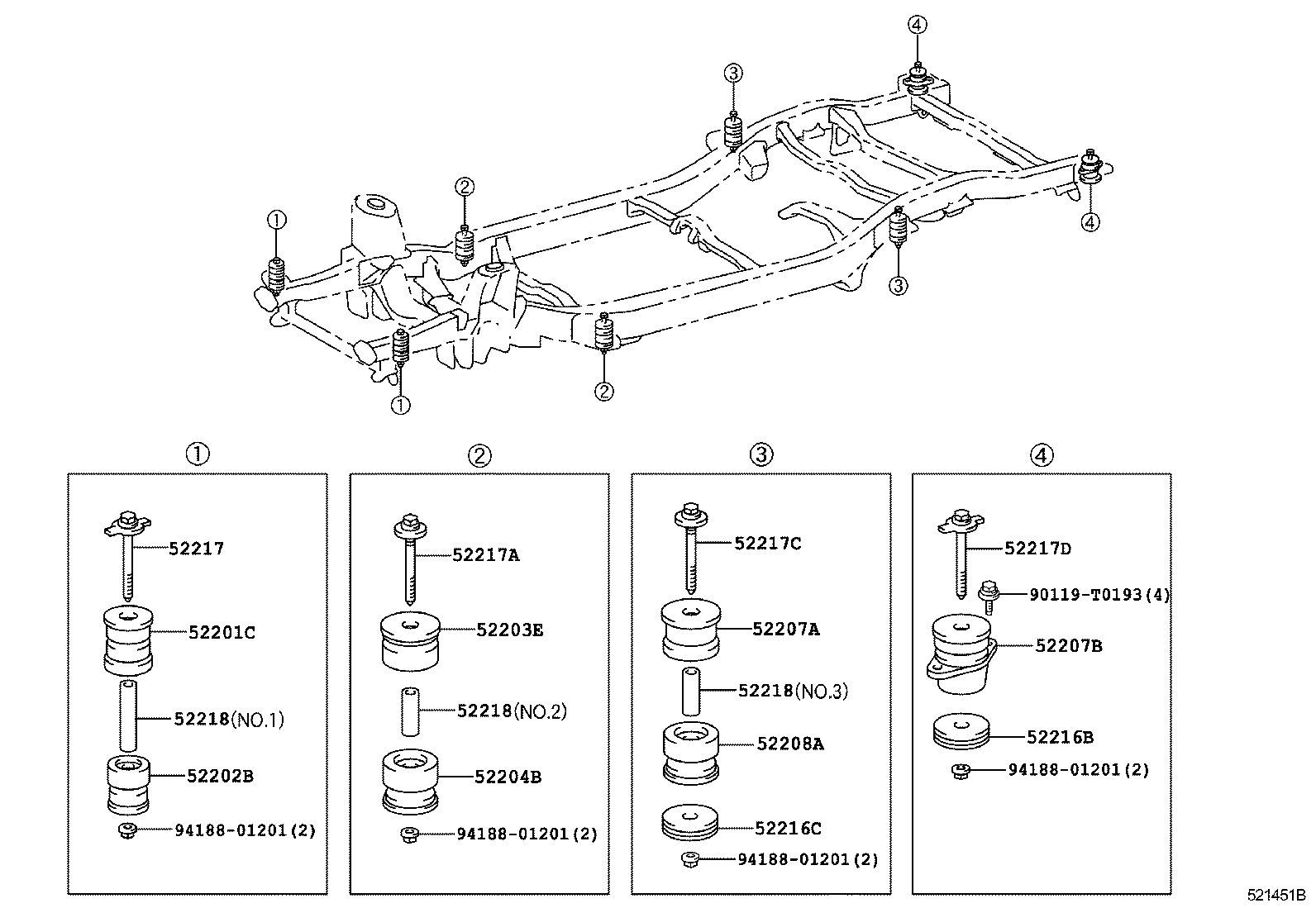  INNOVA KIJANG INNOVA |  CAB MOUNTING BODY MOUNTING
