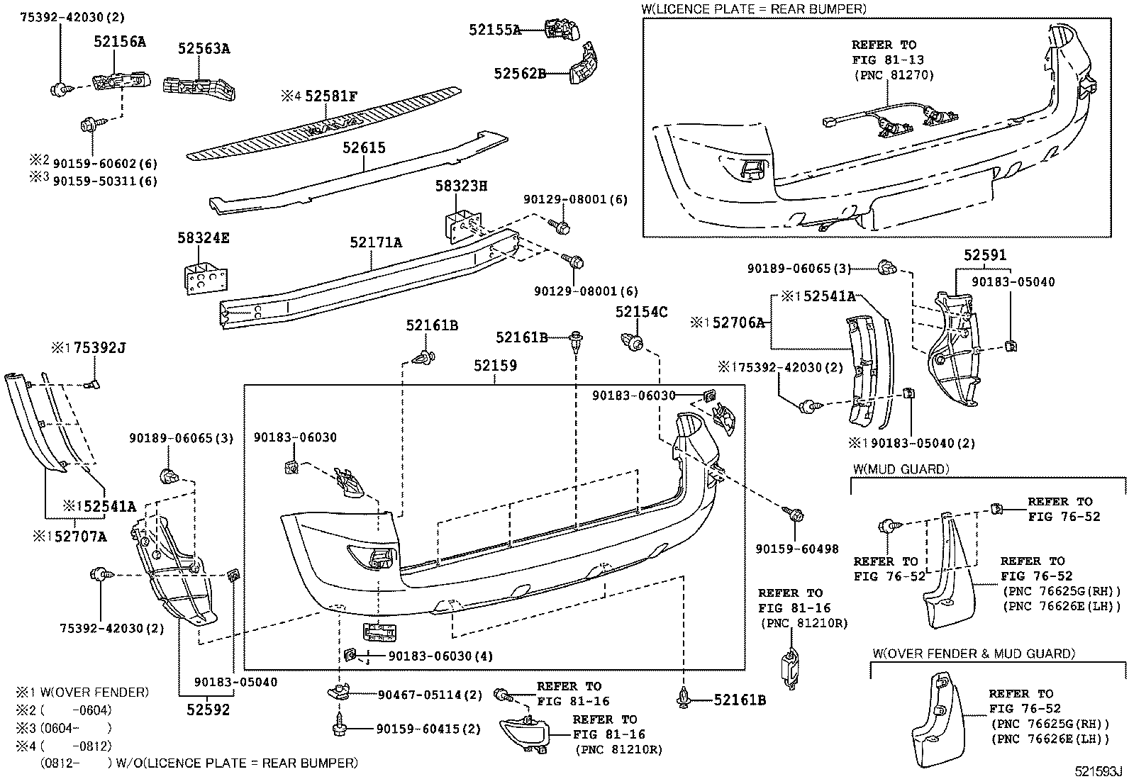  RAV4 |  REAR BUMPER BUMPER STAY