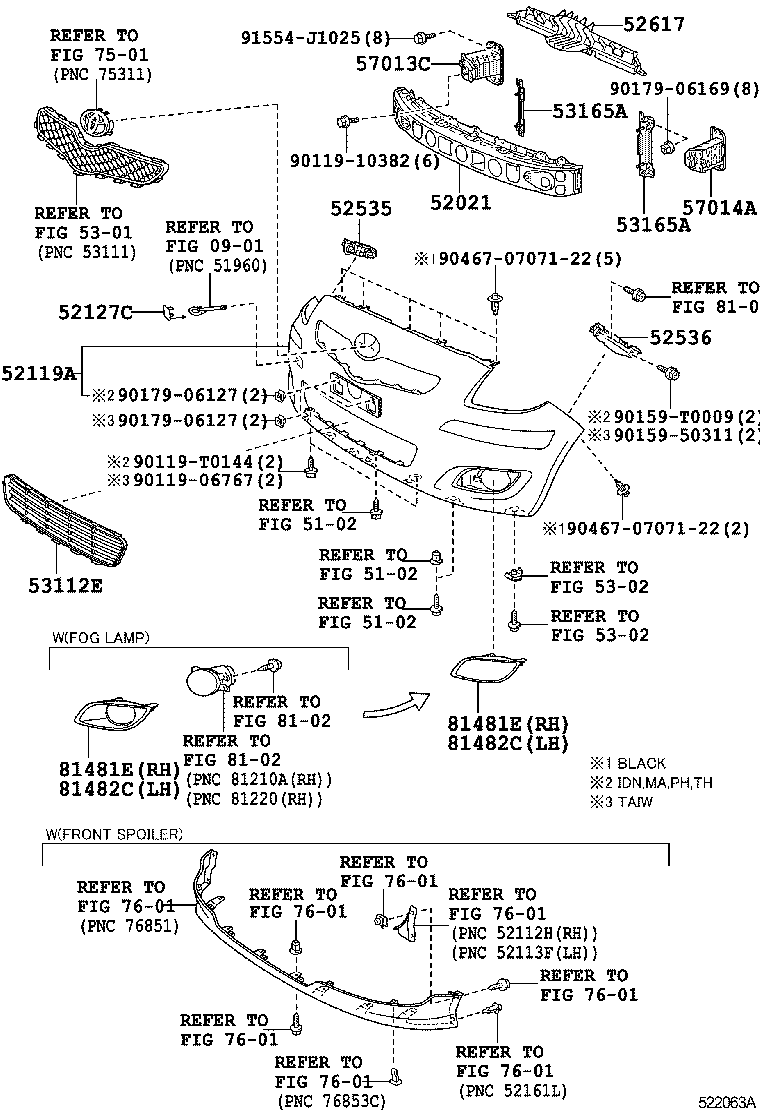  YARIS ASIA |  FRONT BUMPER BUMPER STAY