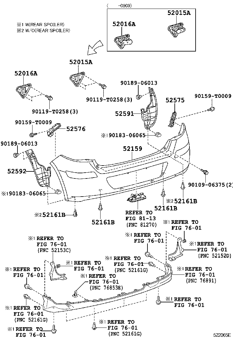  YARIS ASIA |  REAR BUMPER BUMPER STAY
