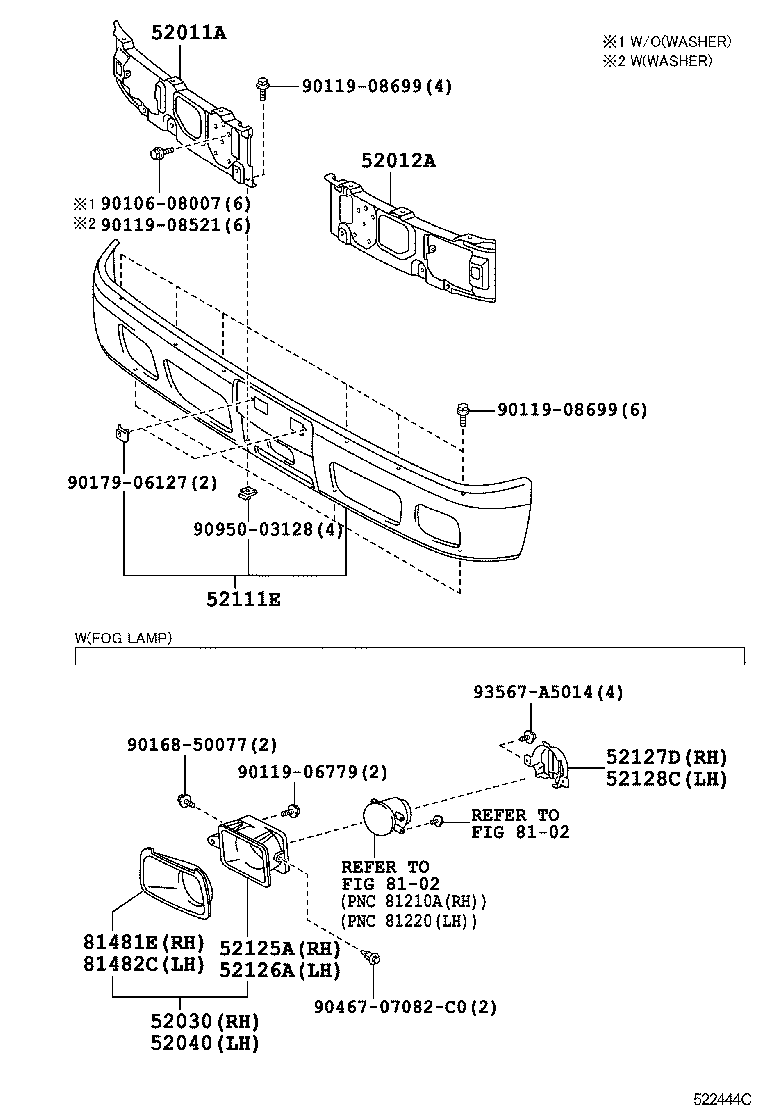  DYNA |  FRONT BUMPER BUMPER STAY