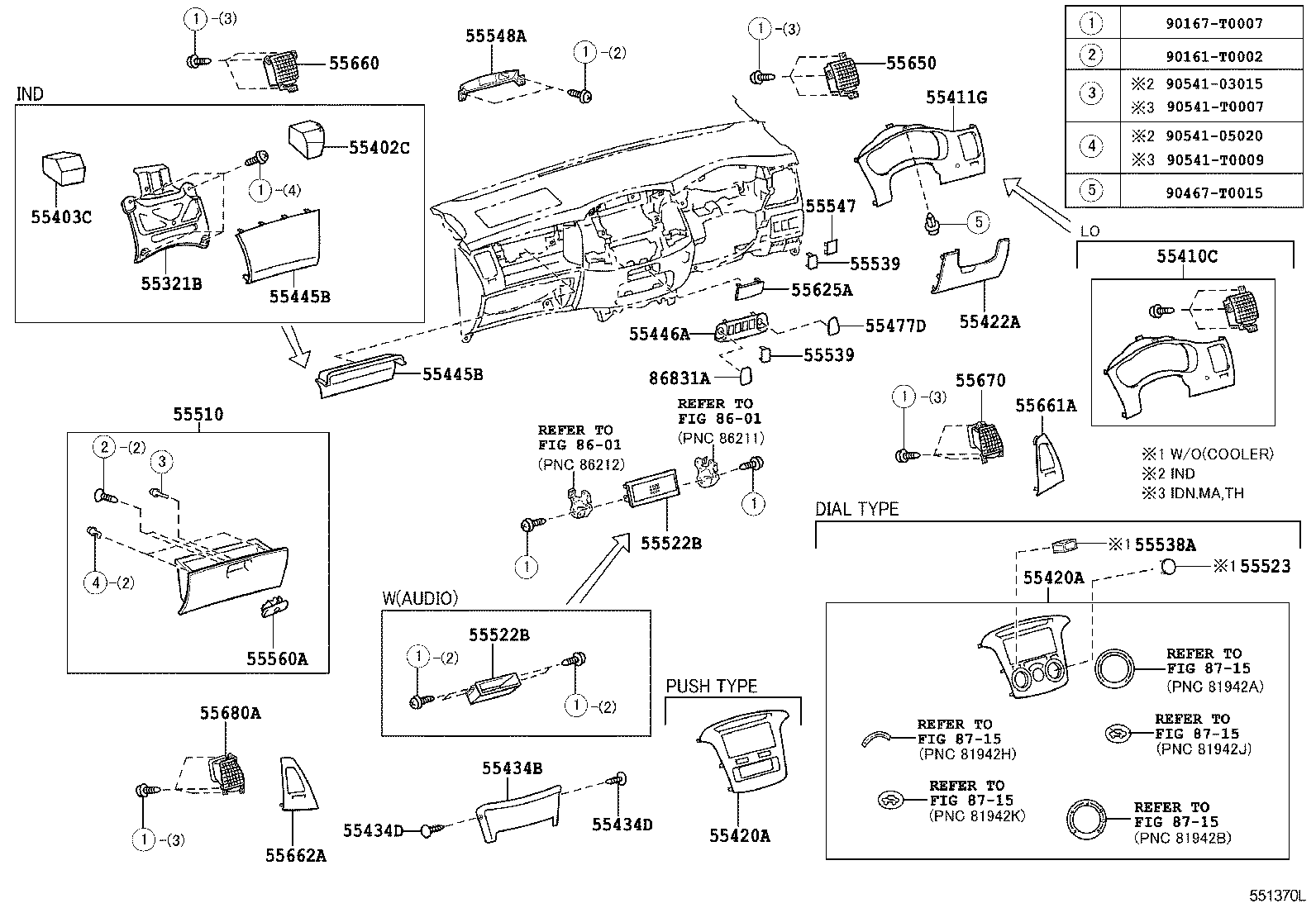  INNOVA KIJANG INNOVA |  INSTRUMENT PANEL GLOVE COMPARTMENT