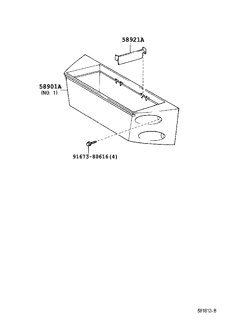 LAND CRUISER 70 | CONSOLE BOX BRACKET