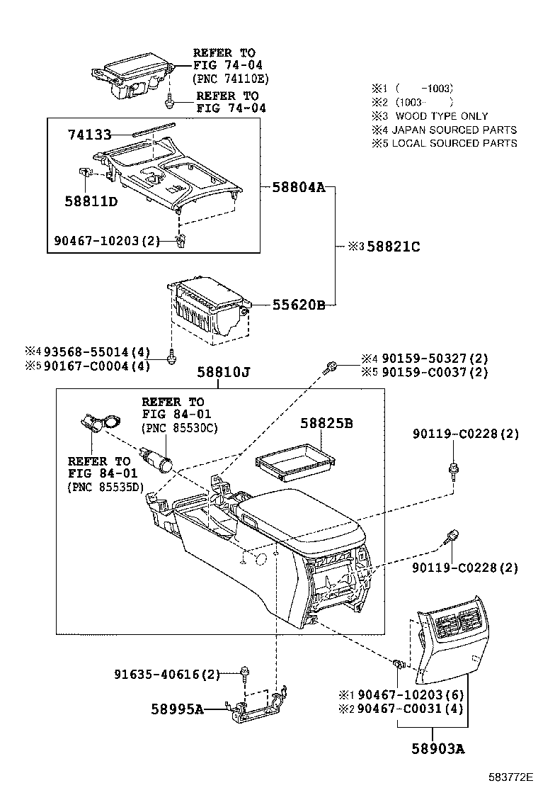  CROWN CHINA |  CONSOLE BOX BRACKET