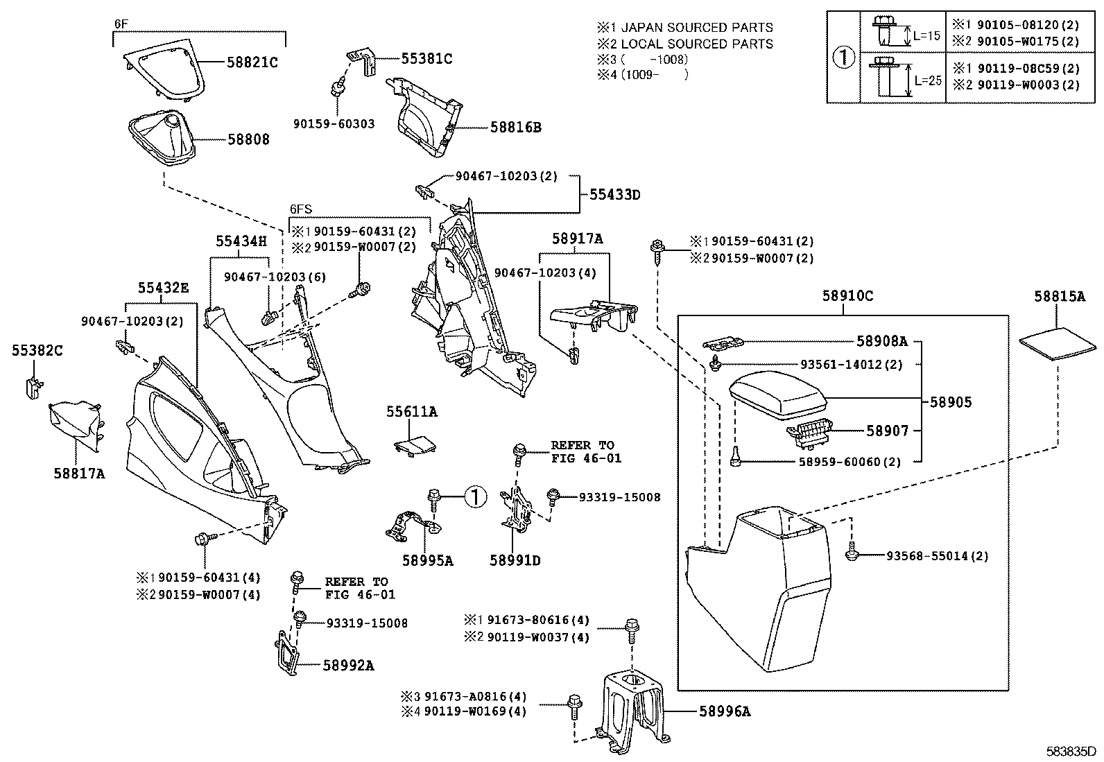  AURIS UKP |  CONSOLE BOX BRACKET