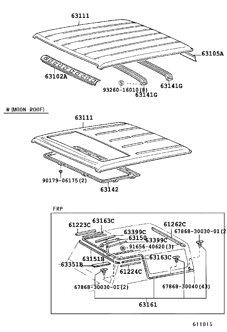  LAND CRUISER 70 |  ROOF PANEL BACK PANEL