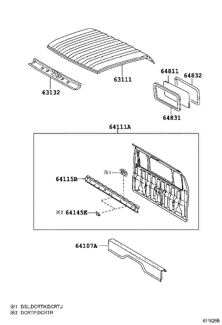  DYNA |  ROOF PANEL BACK PANEL