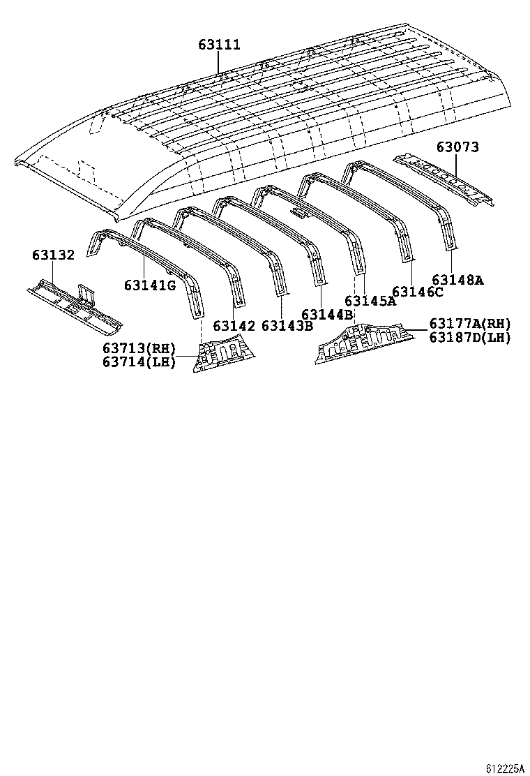  HIACE |  ROOF PANEL BACK PANEL