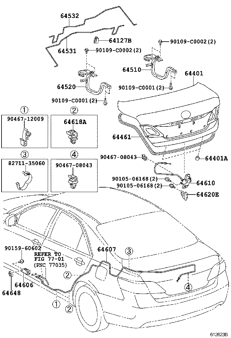  CAMRY CHINA |  LUGGAGE COMPARTMENT DOOR LOCK