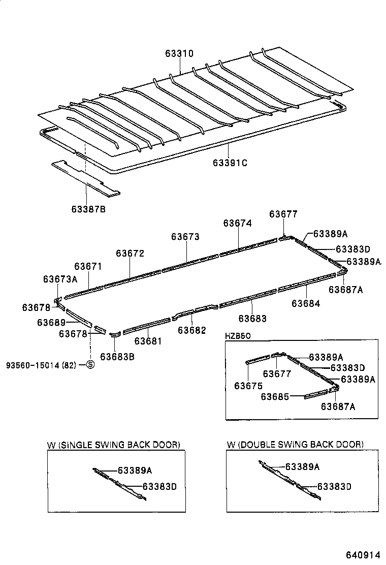  COASTER |  ROOF HEADLINING SILENCER PAD