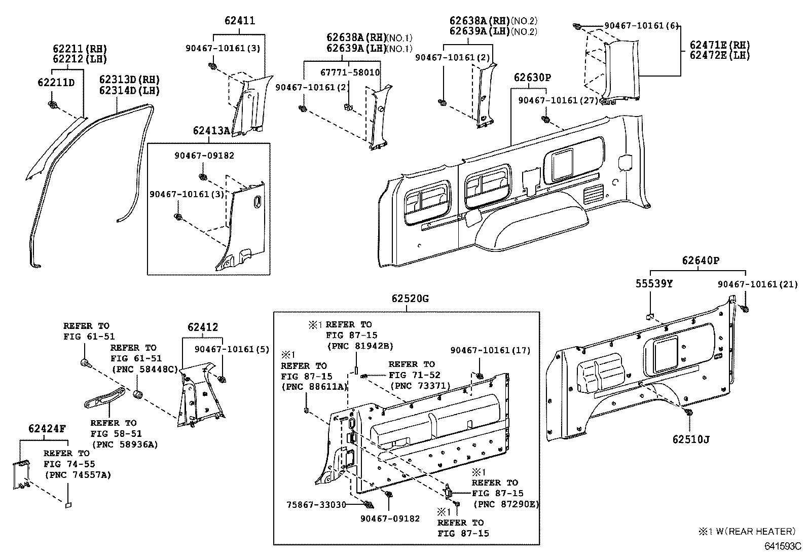  HIACE |  INSIDE TRIM BOARD