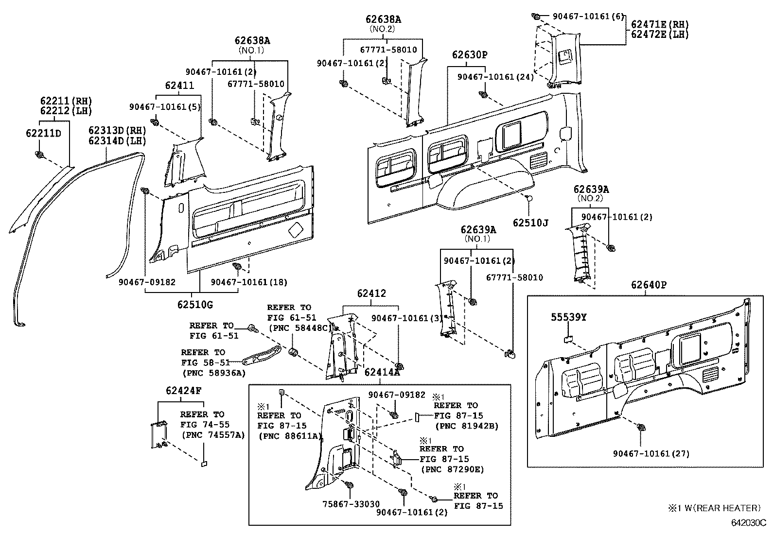 HIACE |  INSIDE TRIM BOARD