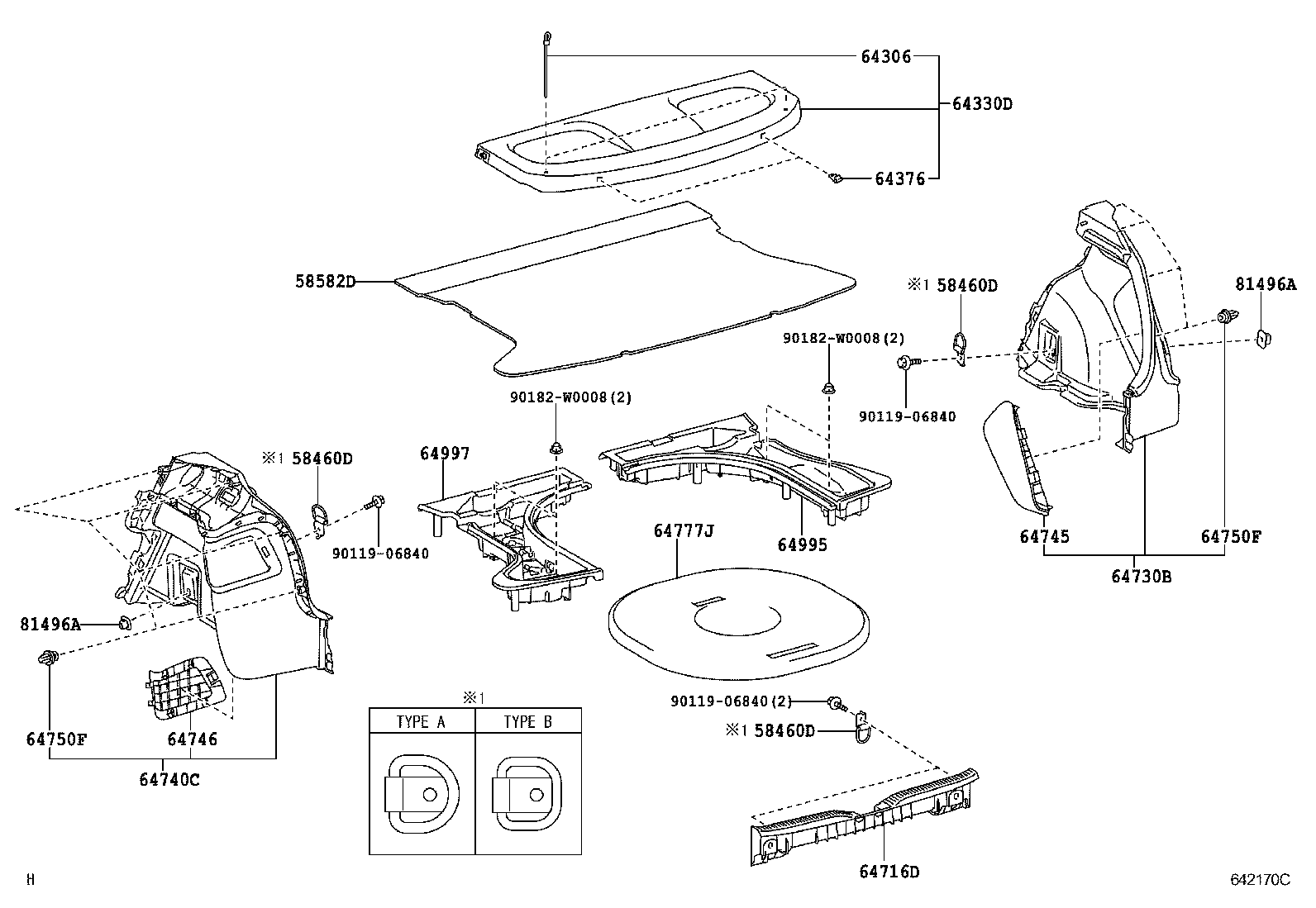  AURIS UKP |  DECK BOARD DECK TRIM COVER