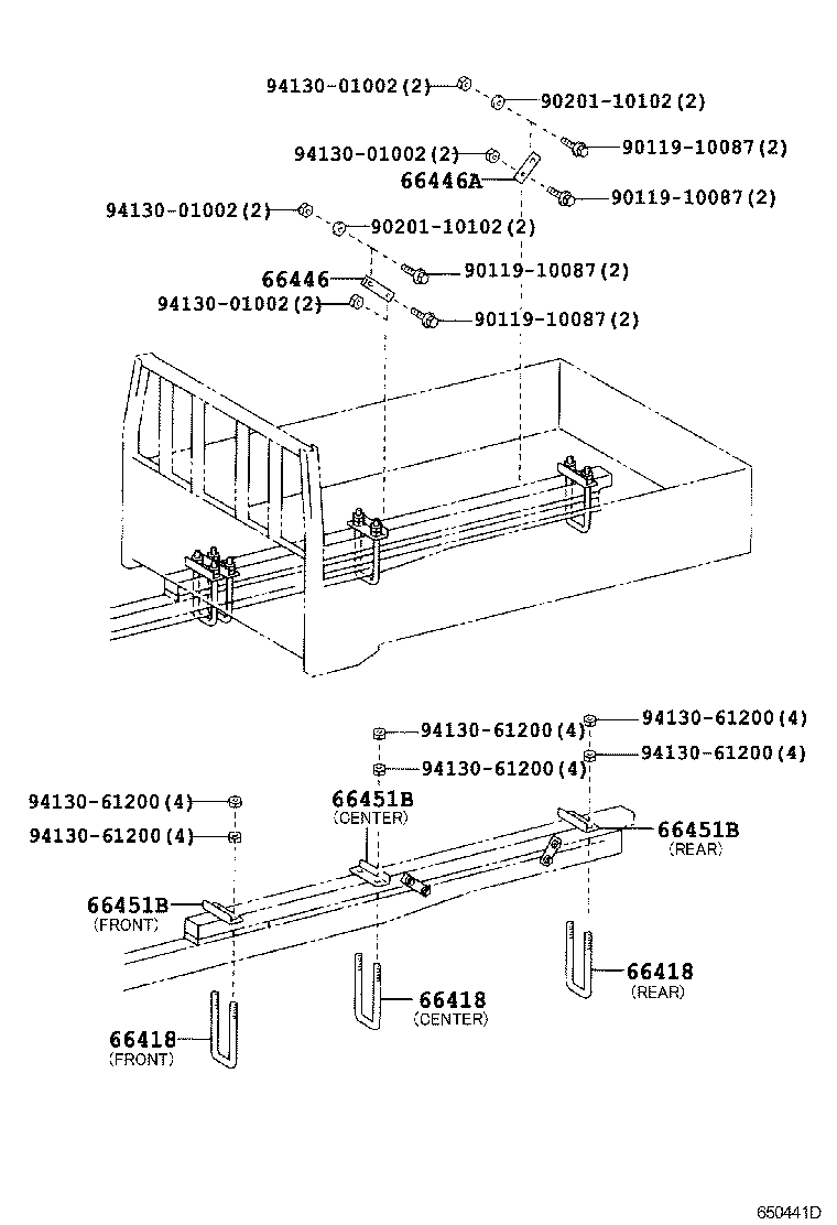  DYNA |  REAR BODY MOUNTING
