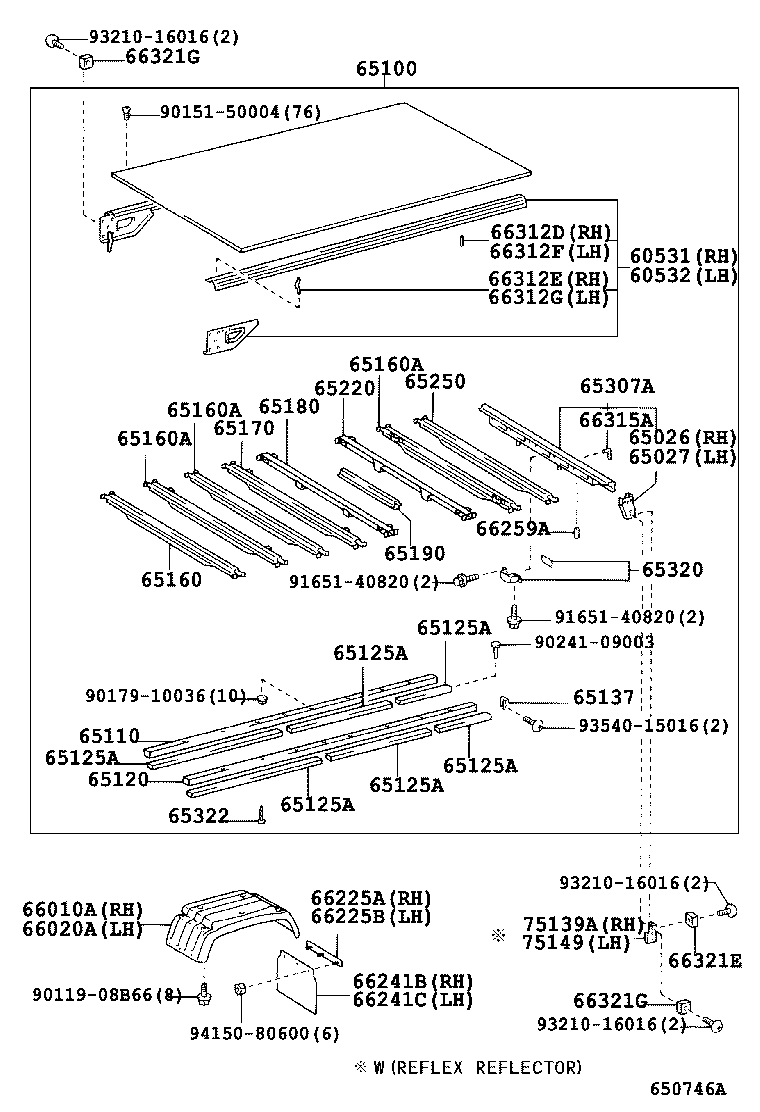  DYNA |  REAR BODY FLOOR FENDER