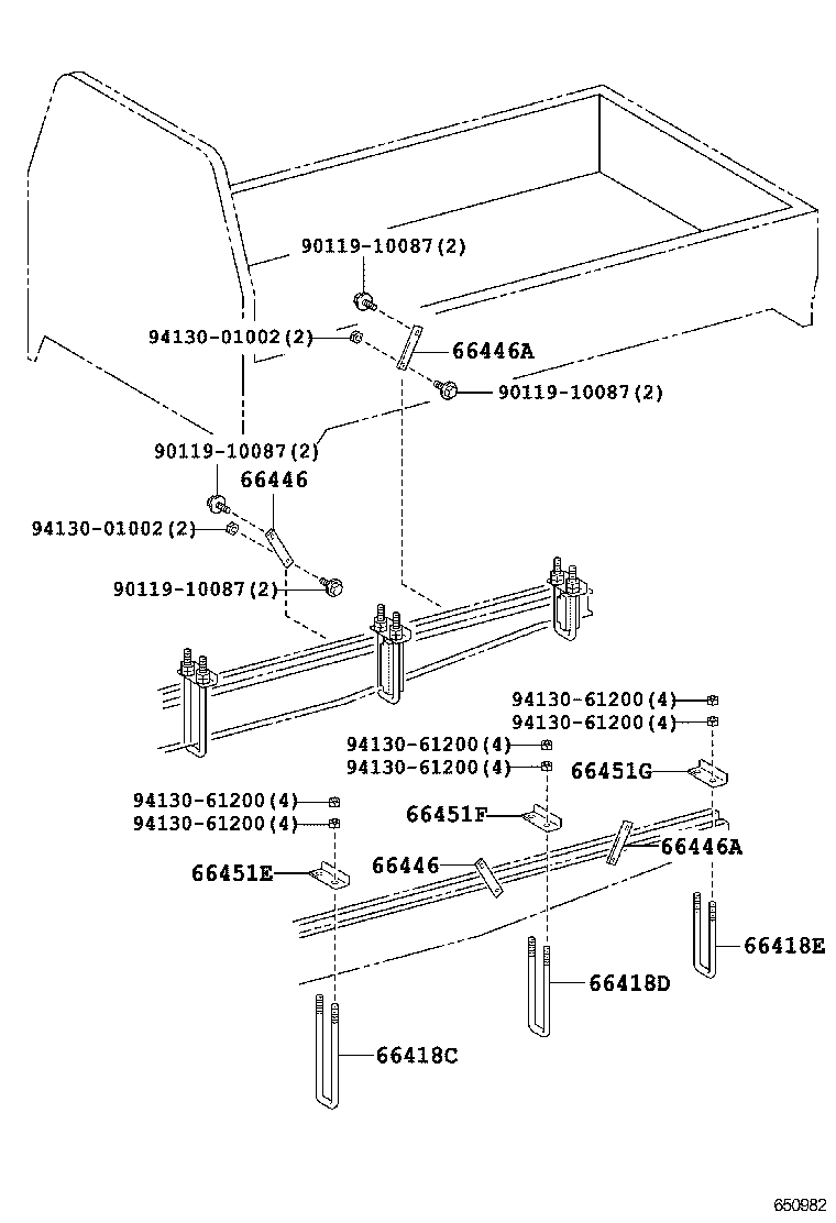  DYNA |  REAR BODY MOUNTING