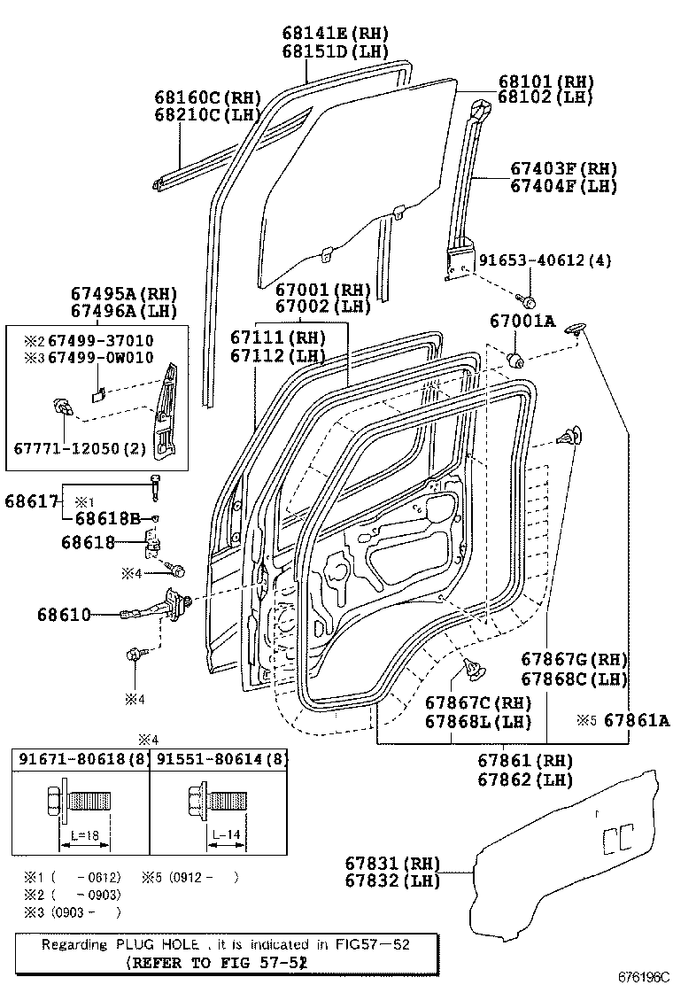  DYNA |  FRONT DOOR PANEL GLASS