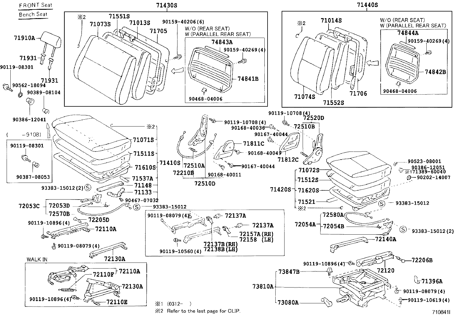  LAND CRUISER 70 |  SEAT SEAT TRACK