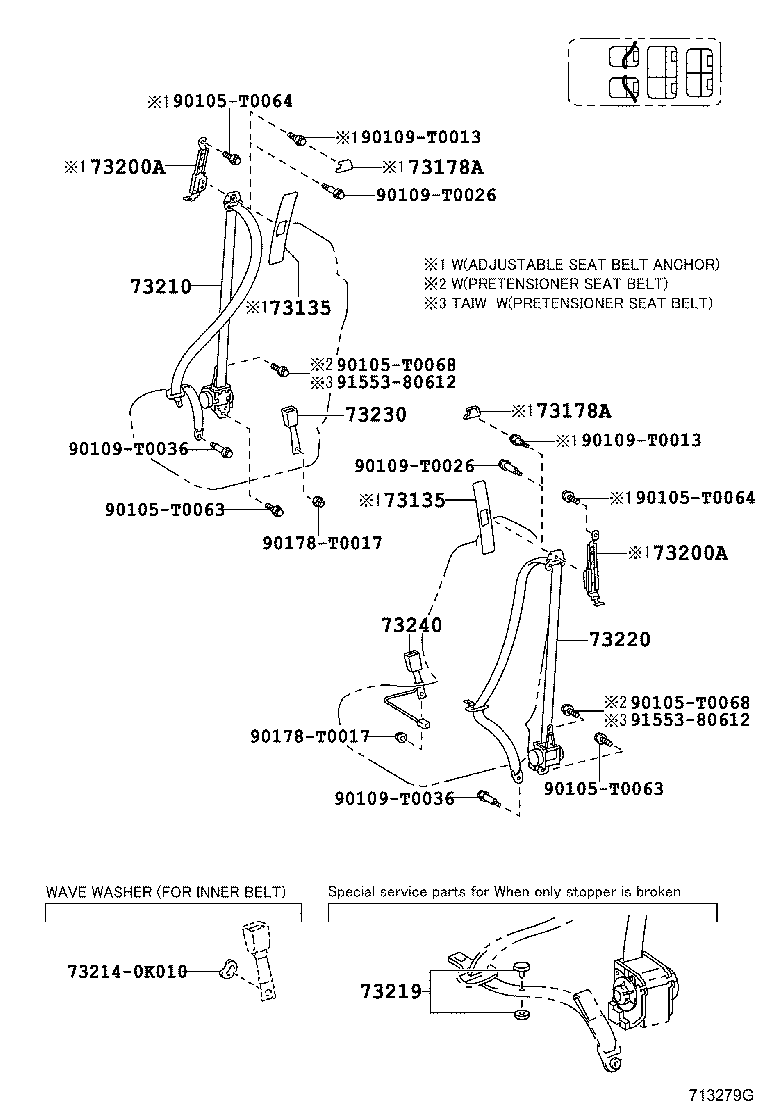  INNOVA KIJANG INNOVA |  SEAT BELT