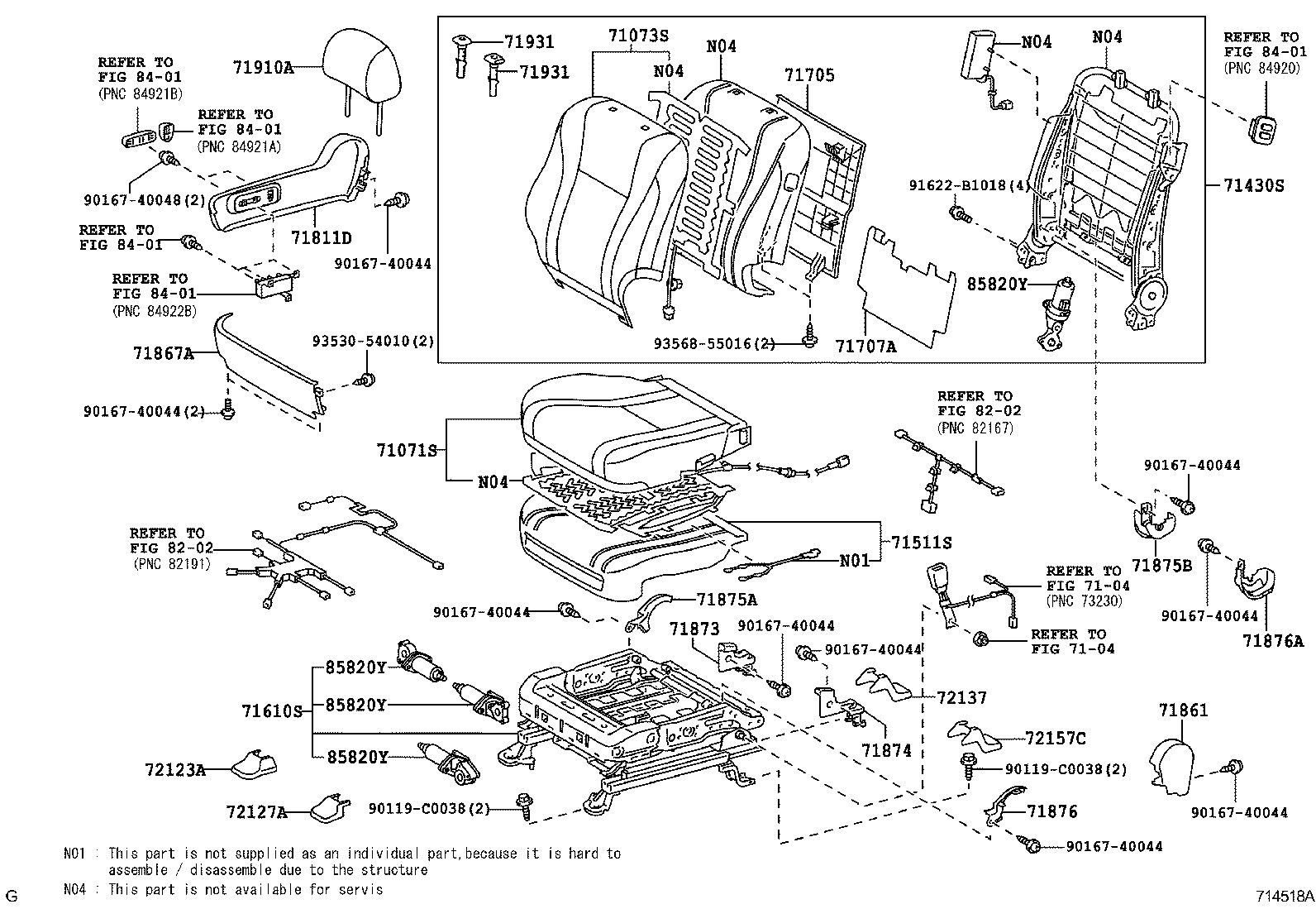  CAMRY CHINA |  FRONT SEAT SEAT TRACK