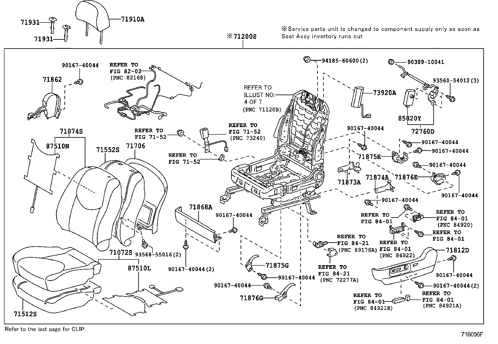  RAV4 |  SEAT SEAT TRACK
