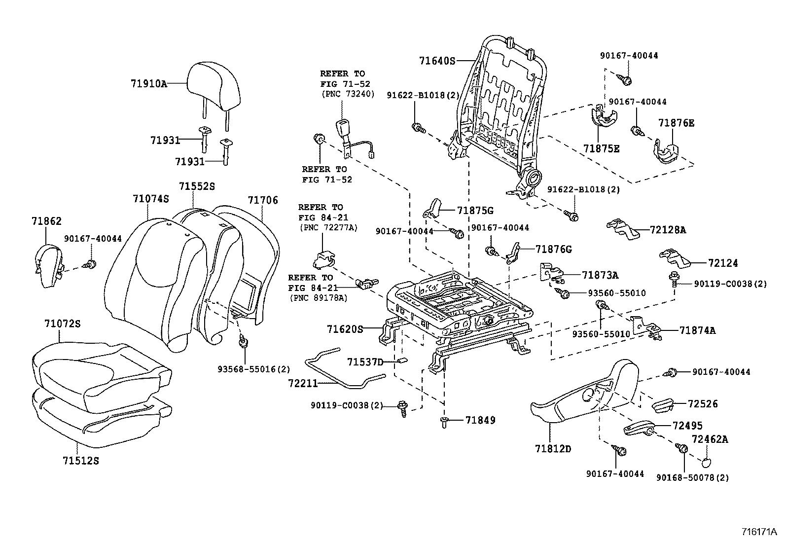  RAV4 CHINA |  SEAT SEAT TRACK