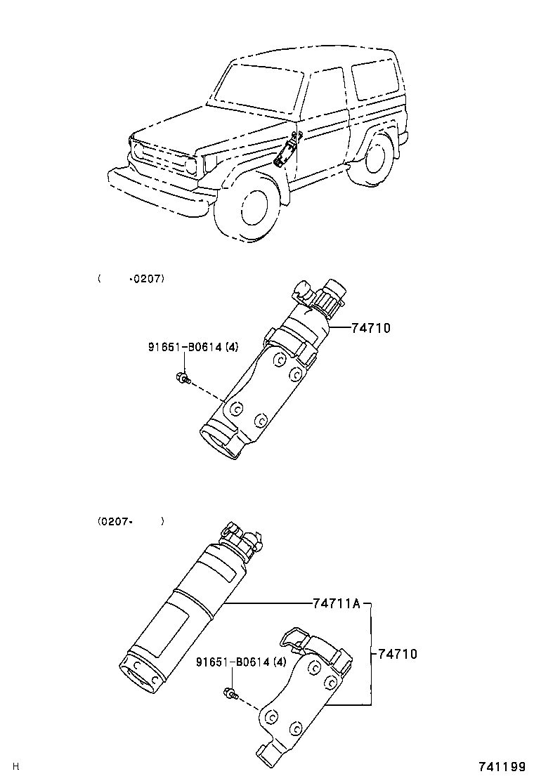  LAND CRUISER 70 |  ARMREST VISOR