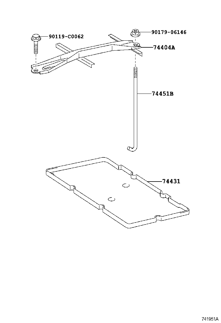  CAMRY CHINA |  BATTERY CARRIER