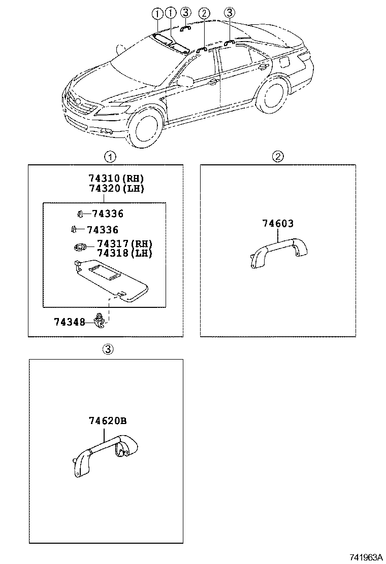  CAMRY CHINA |  ARMREST VISOR