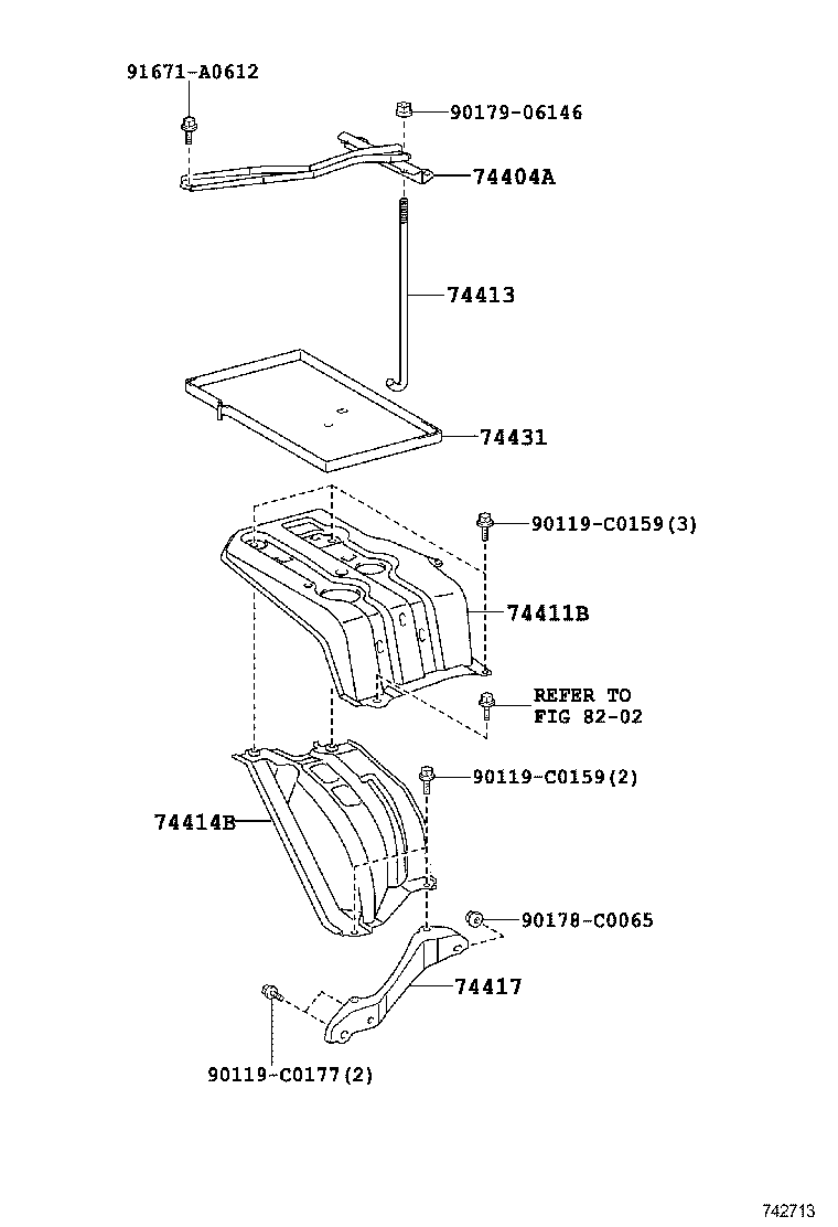  RAV4 CHINA |  BATTERY CARRIER