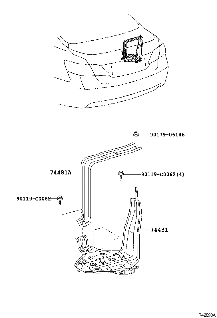  CAMRY CHINA |  BATTERY CARRIER