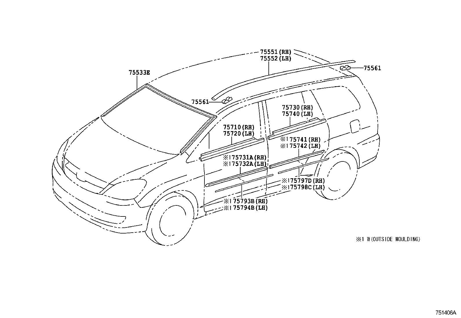  INNOVA KIJANG INNOVA |  MOULDING
