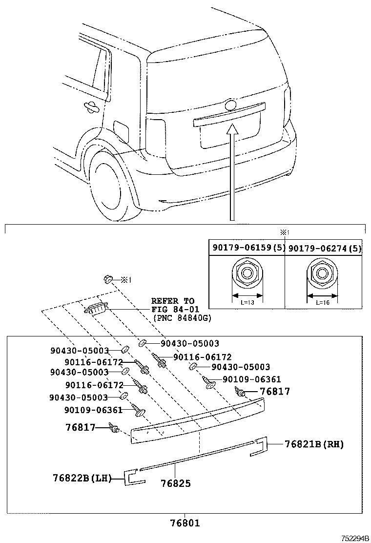  RUKUS |  REAR MOULDING