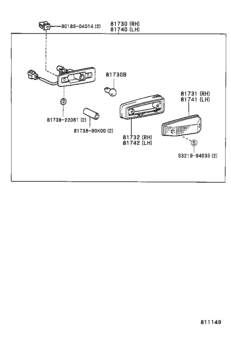  LAND CRUISER 70 |  SIDE TURN SIGNAL LAMP OUTER MIRROR LAMP