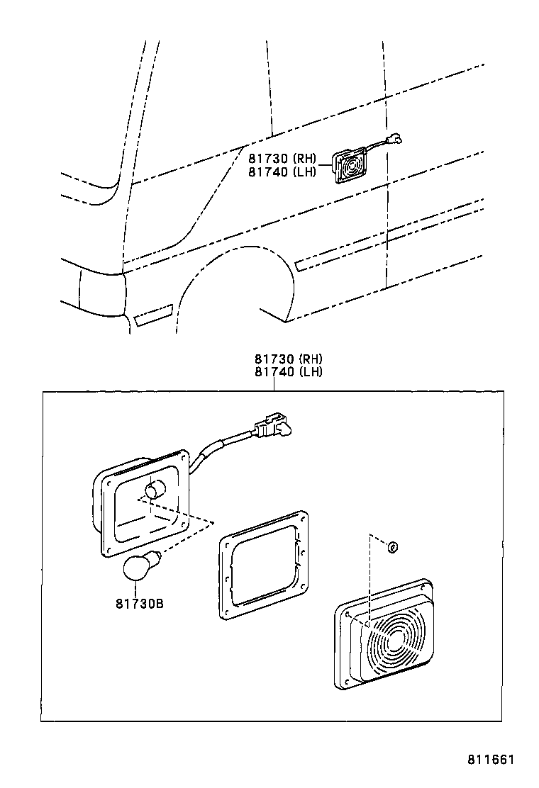  COASTER CHINA |  SIDE TURN SIGNAL LAMP OUTER MIRROR LAMP