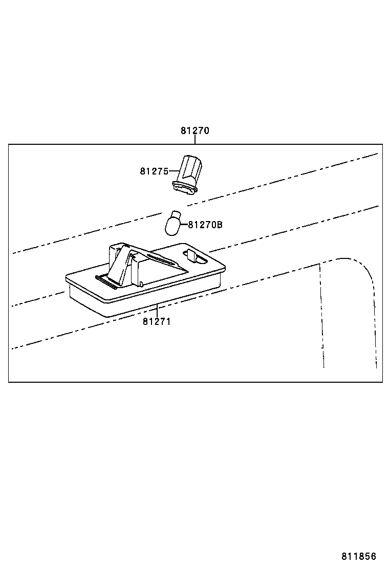  CROWN COMFORT |  REAR LICENSE PLATE LAMP