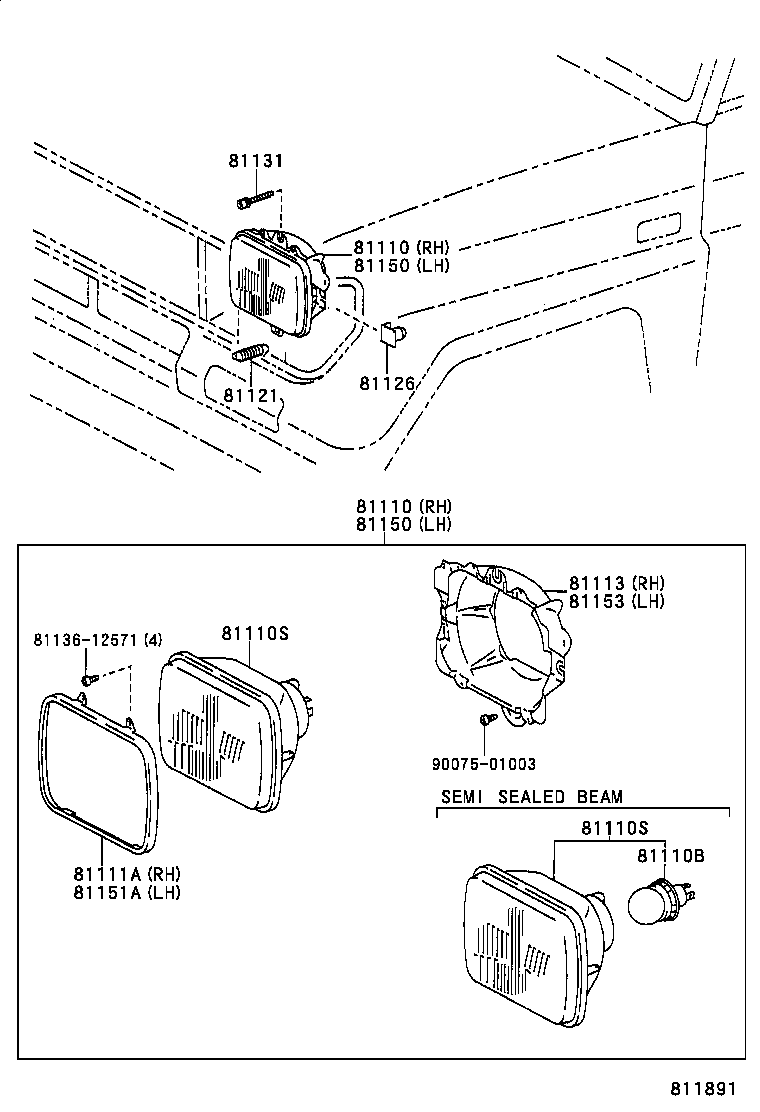  LAND CRUISER 70 |  HEADLAMP