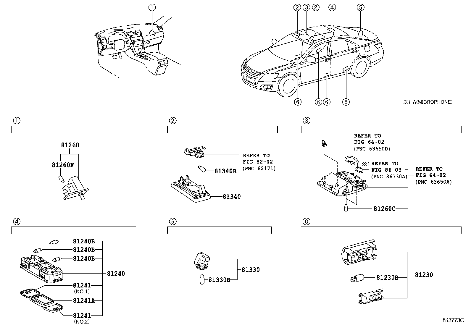  CAMRY CHINA |  INTERIOR LAMP