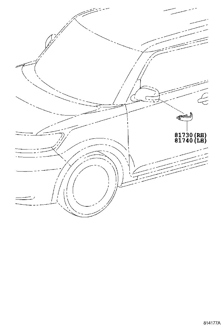  RUKUS |  SIDE TURN SIGNAL LAMP OUTER MIRROR LAMP