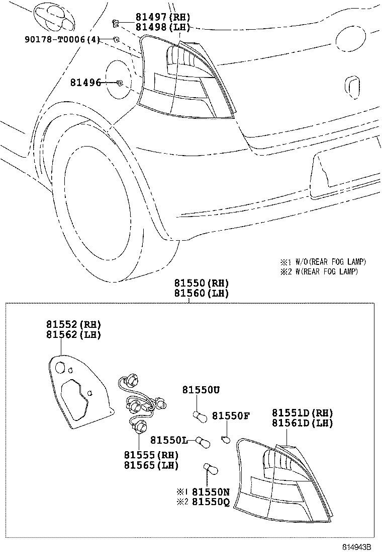  YARIS ASIA |  REAR COMBINATION LAMP