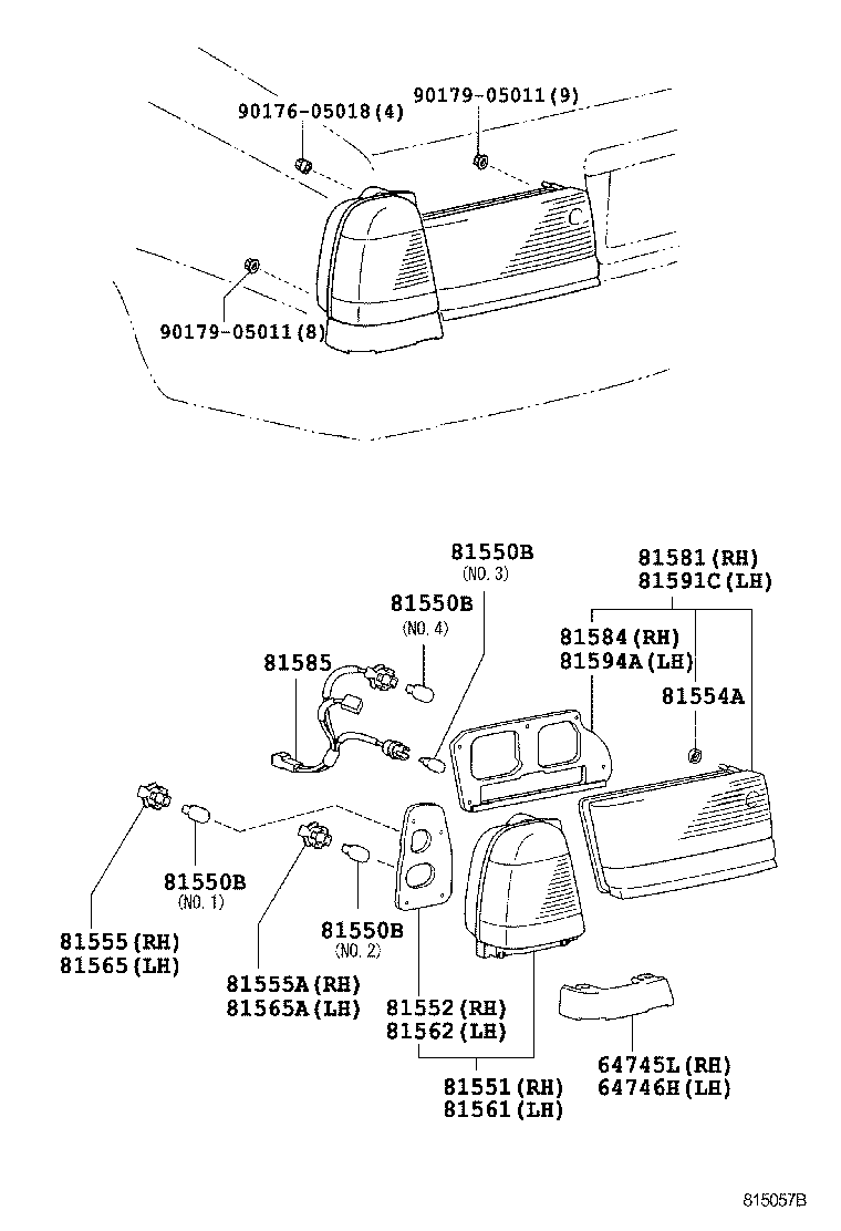  CROWN COMFORT |  REAR COMBINATION LAMP