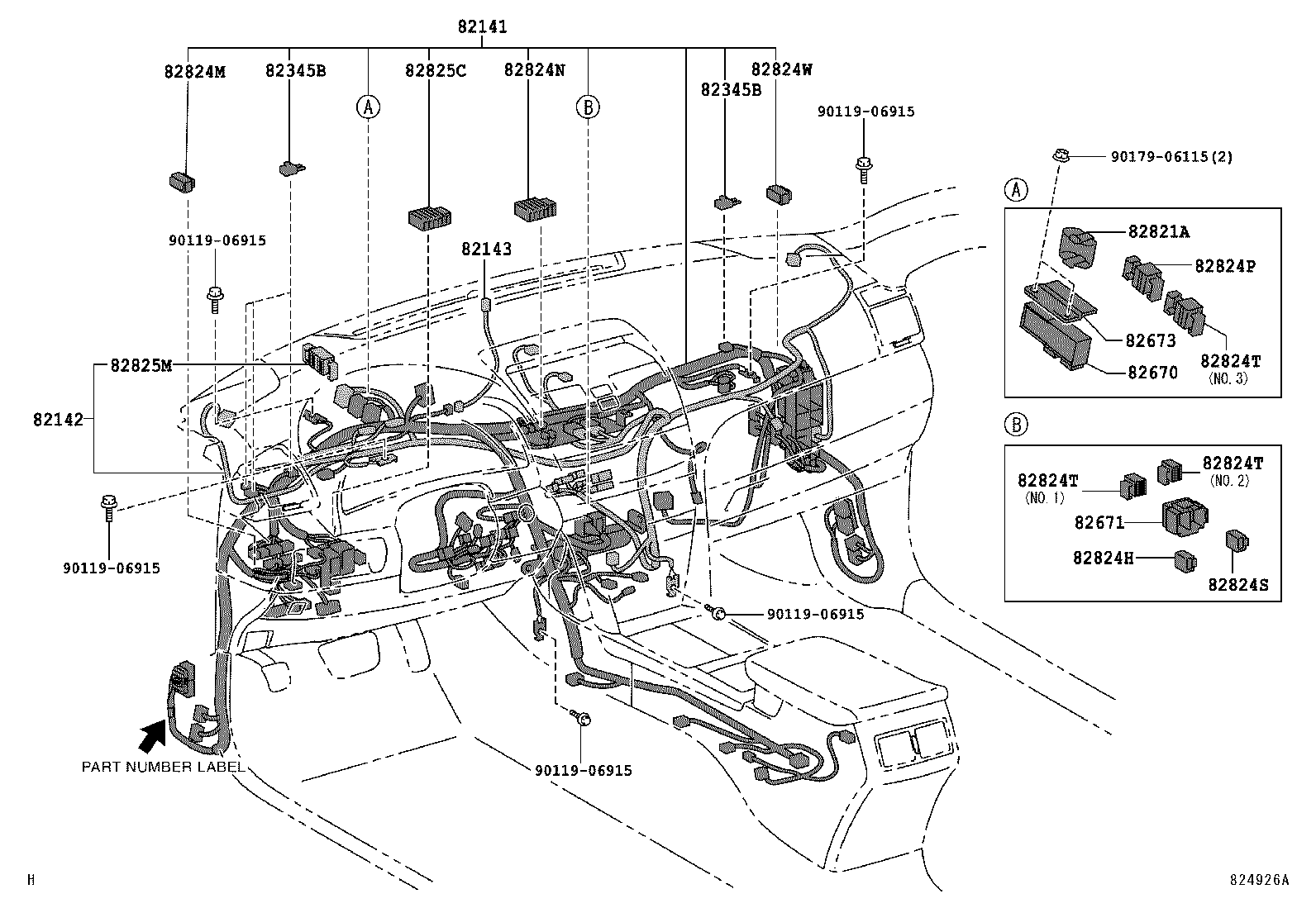  CAMRY CHINA |  WIRING CLAMP