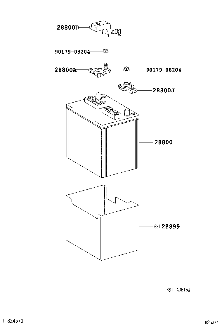  AURIS UKP |  BATTERY BATTERY CABLE