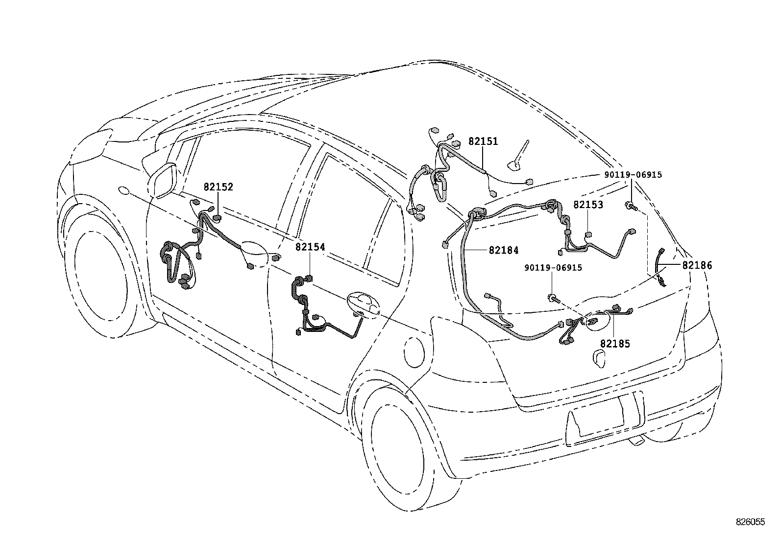  YARIS CHINA |  WIRING CLAMP