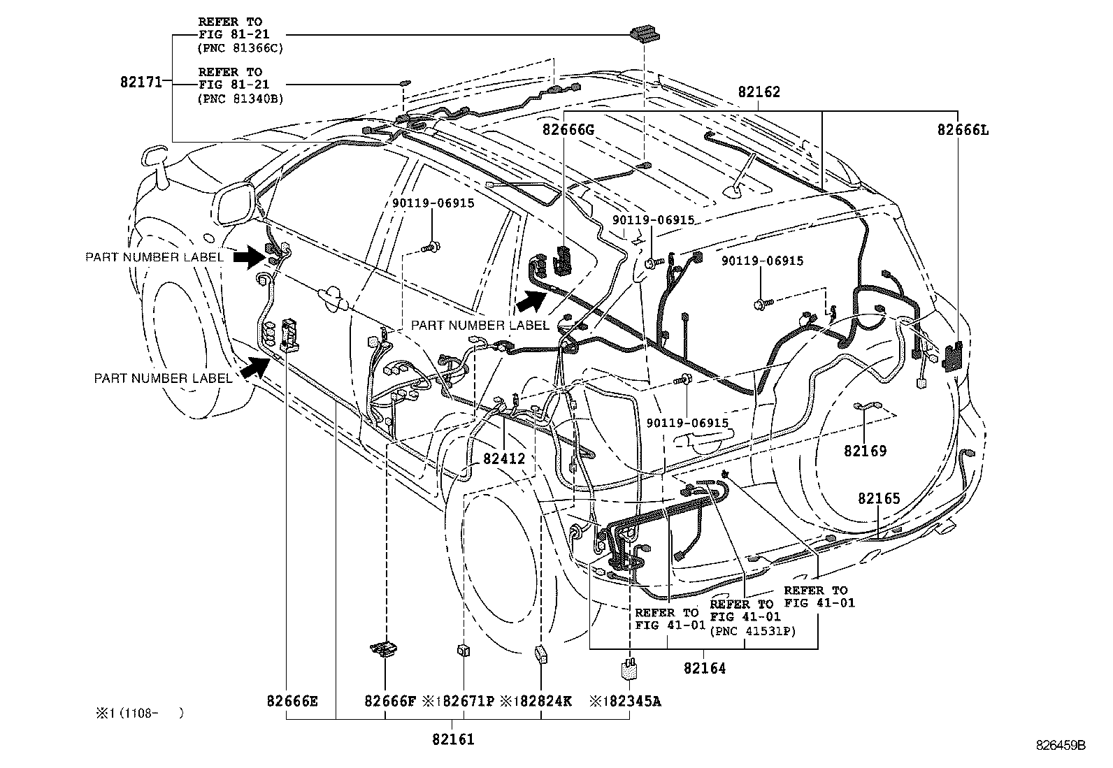  RAV4 CHINA |  WIRING CLAMP