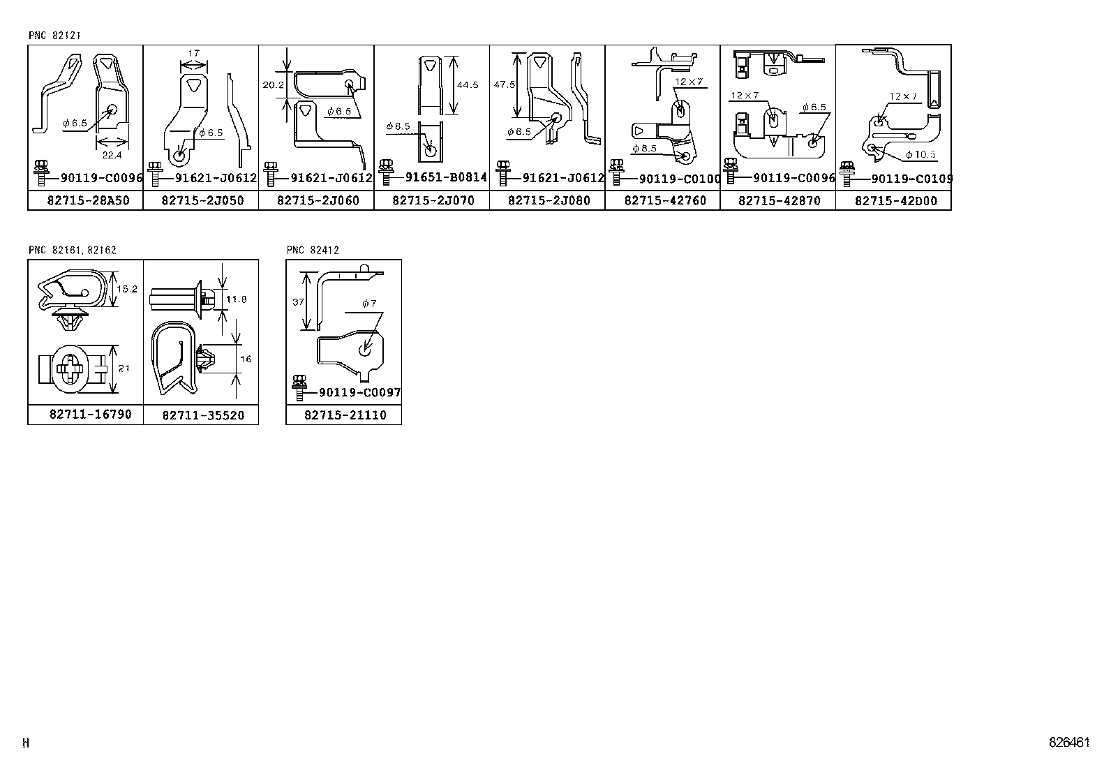  RAV4 CHINA |  WIRING CLAMP