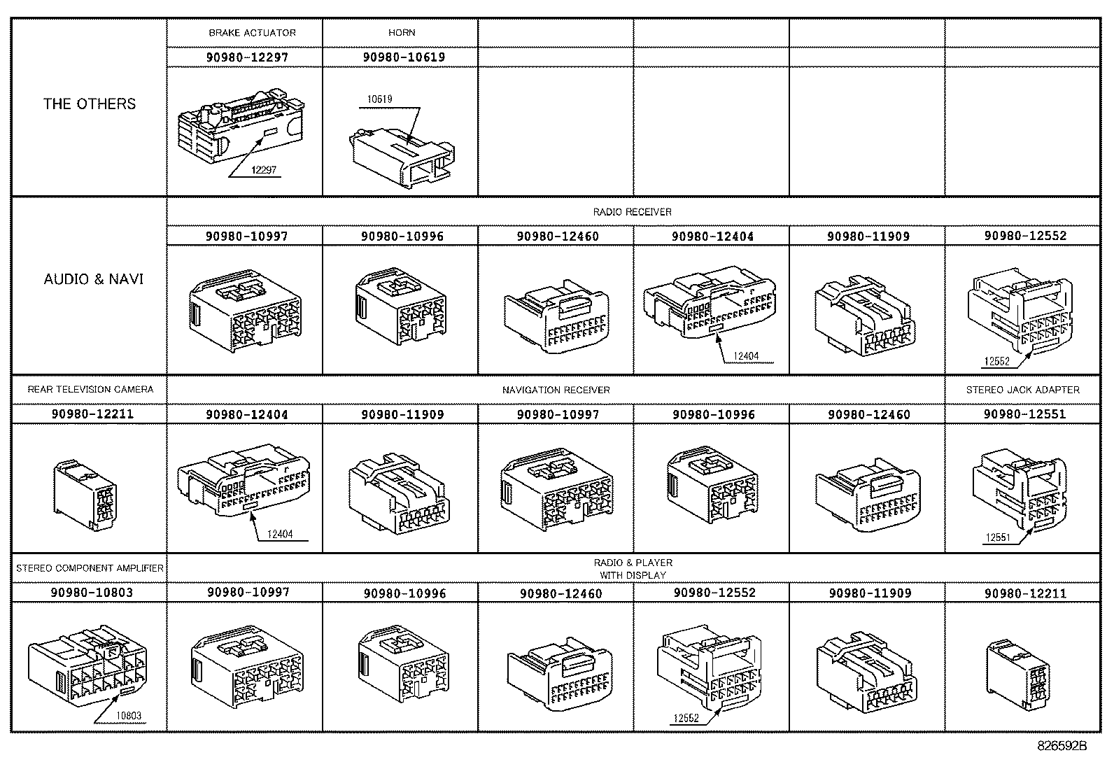  CAMRY CHINA |  WIRING CLAMP