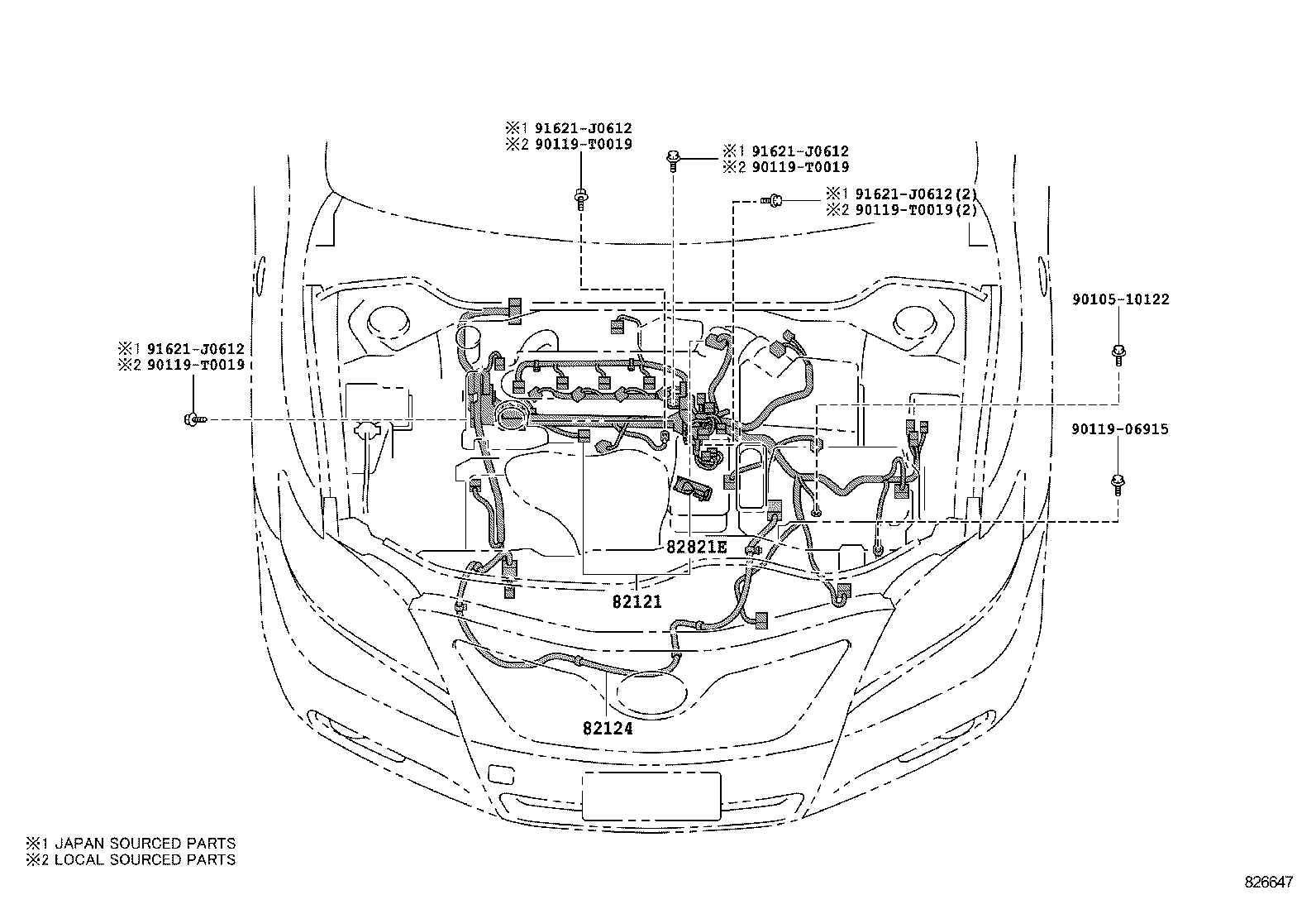  CAMRY HYBRID ASIA |  WIRING CLAMP