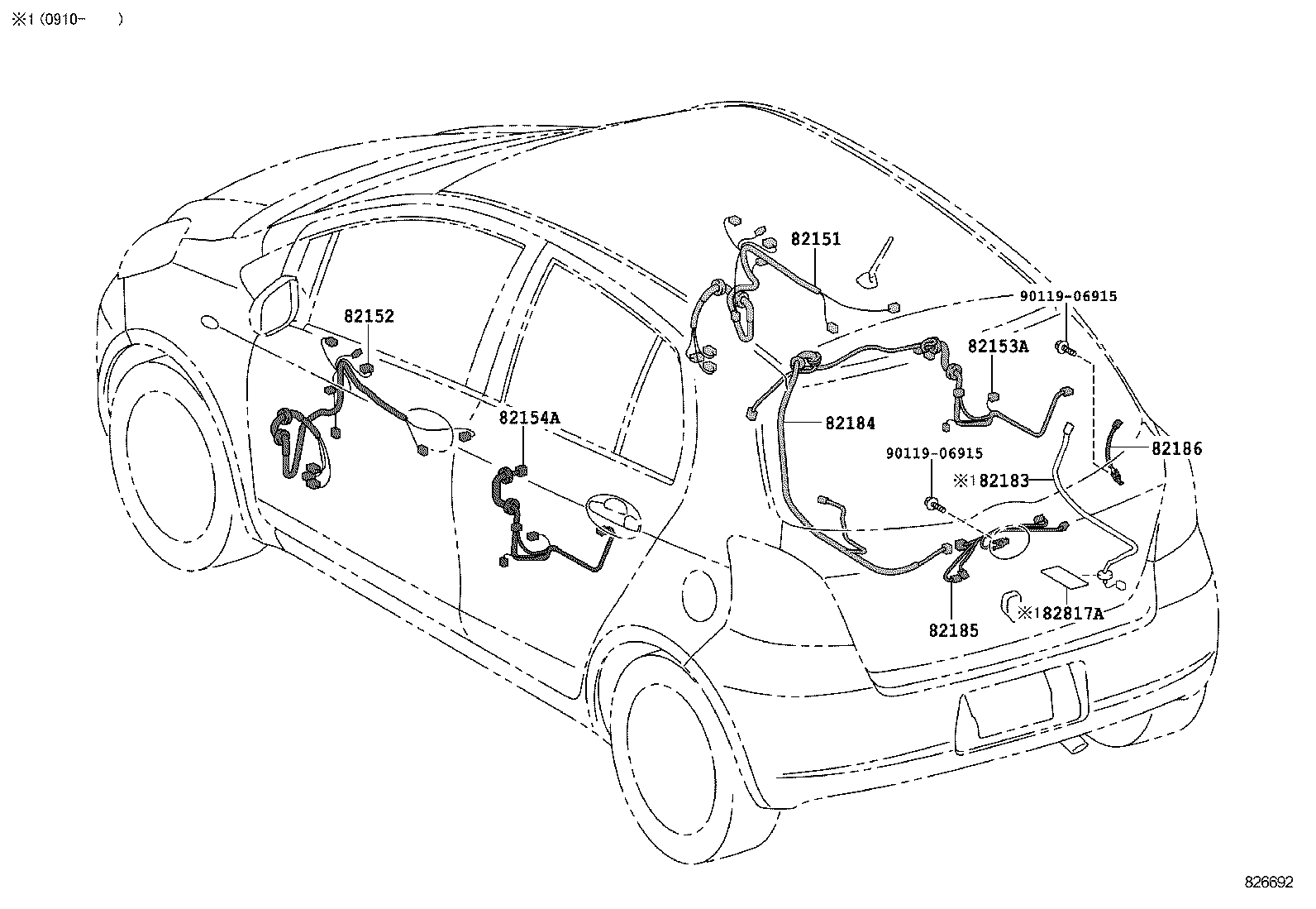  YARIS ASIA |  WIRING CLAMP